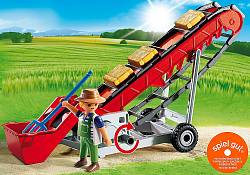 Игровой набор Мобильный Ленточный конвейер – Ферма (Playmobil, 6132pm) - миниатюра